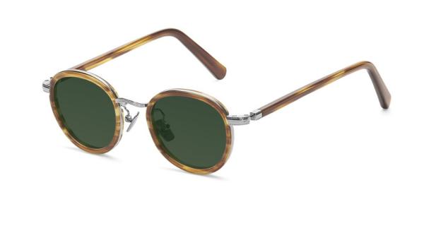 Retro Polarized Round Sunglasses for Men Women Vintage Handmade aceteta Sunglasses Women 70s 80s old school