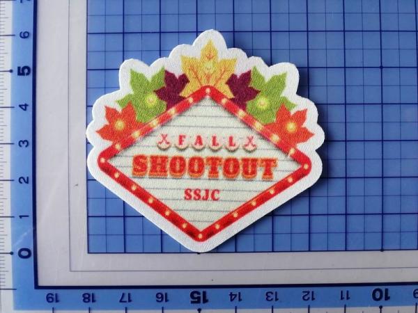 Iron On Dye Sublimation Patch Pantone Embroidery PMS Blank