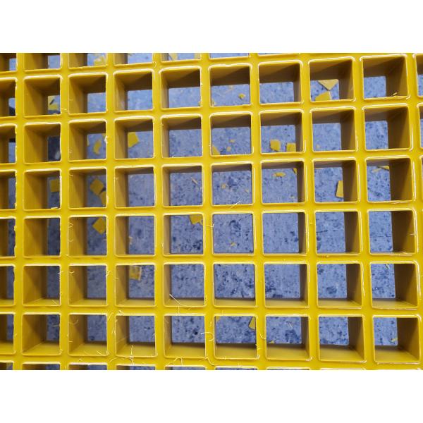 High Strength Molded Fiberglass Grating 38x38mm Insulated GRP Frp Grating for Marine