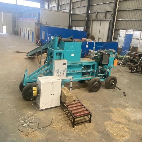 Máquina hidráulica de embalagem para produção de sementes de algodão de palha de alfafa