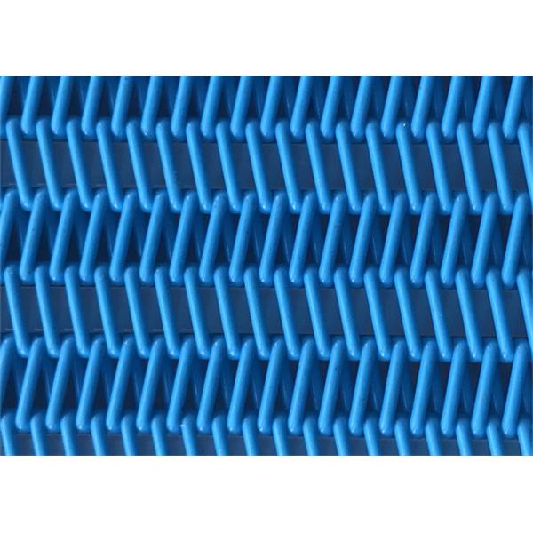 ISO9001 Plain Weaving Polyester Spiral Mesh Belt Easy To Clean Fruit Can Be Pressed