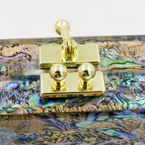 Acrylic Colorful Shells Evening Clutch Bags High End Party Bridesmaid Bag