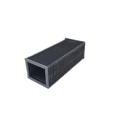 Black Color Protective Bellow Dust Cover Plastic Telescopic Bellow Cover Customised