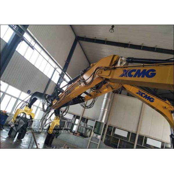 Heavy Duty Hydraulic Vibratory Hammer Customized Clip Mouth For 12 Meter Sheet Pile