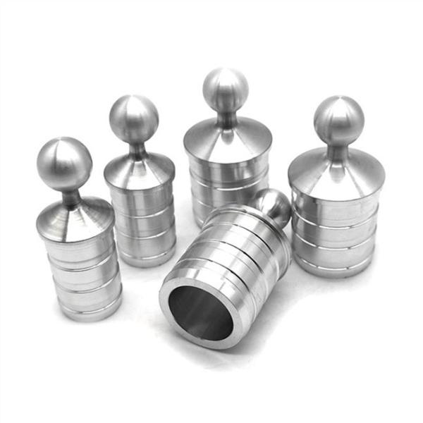 Brush Aluminum CNC Turning Parts Milling Machining Service For Toy Microphone