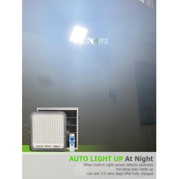 Battery Replaceblae 60w 100w 200W 300w Solar Flood Lights With PC Lens