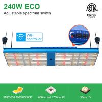 80x80 crescem da luz interna da planta do diodo emissor de luz da barraca SMD3030 240w o VERMELHO UV do IR