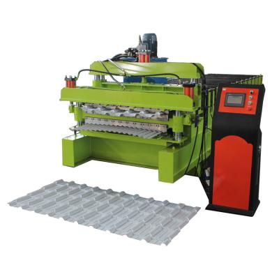 Máquina formadora de rolos de folha de 0,8 mm Ibr para telhado de dois andares totalmente automática