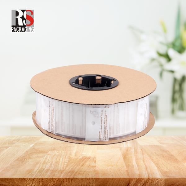 Простые белые непрозрачные Coex PE предварительно открытые полиэтиленовые пакеты Перфорированные пакеты для автопакетов на ролике