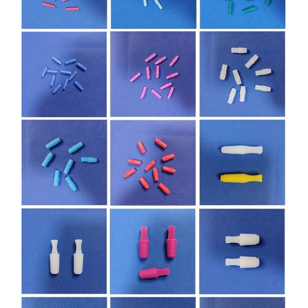 Temperature Resistant Silicone Rubber Plug Hole Spraying Electroplating Protection Conical Rubber Cutting Service Offered