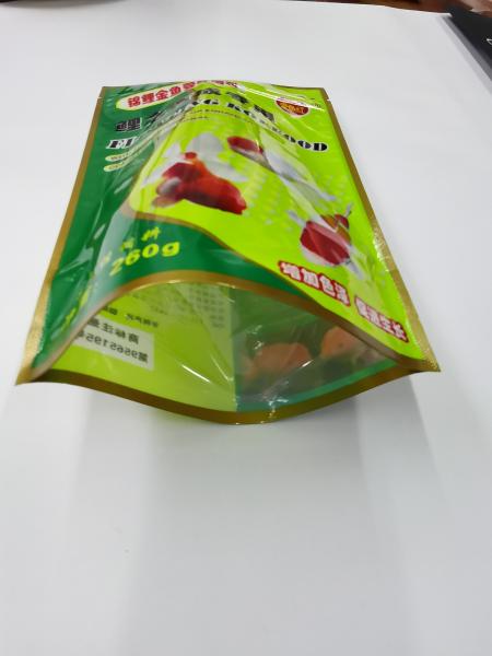 Pantone Color Zipper Stand Up Packaging Bags Spot UV printing