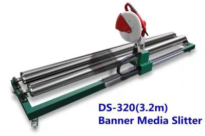 3m Length Semi-automatic Sticker And Flex Banner Roll Slitter Cutting Machine