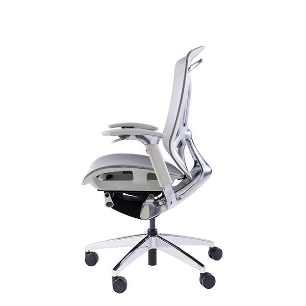 Ergonomic Swivel Office Chair Butterfly Lumbar Support With Armrest Mid Back