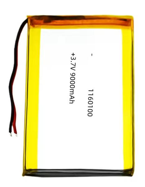 KC CB IEC62133 Bateria recarregável Li-Polymer Bateria Lipo de alta capacidade 1160100 3.7V 9000mAh