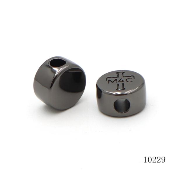 12mm Metal Alloy Beads Round Bracelet Spacer Beads Corrosion Resistant Custom Brand Name