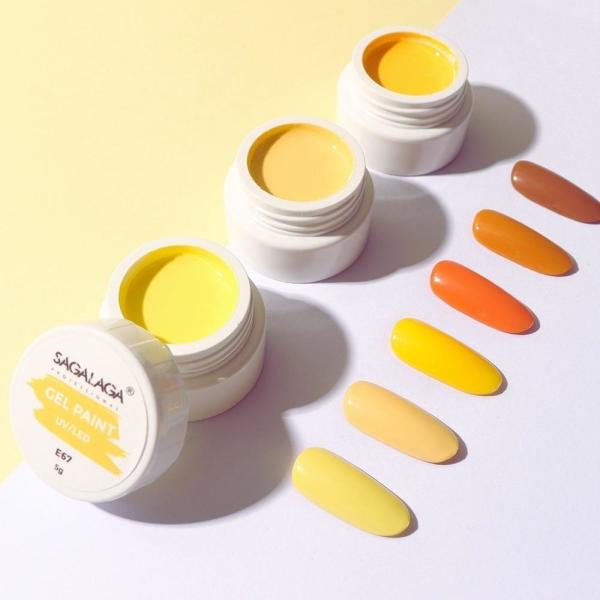 Unleash the Potential of Your Nails with SAGALAGA 102 Colors Solid Gel Polish Collection Spider Painting Kit MSDS Certified