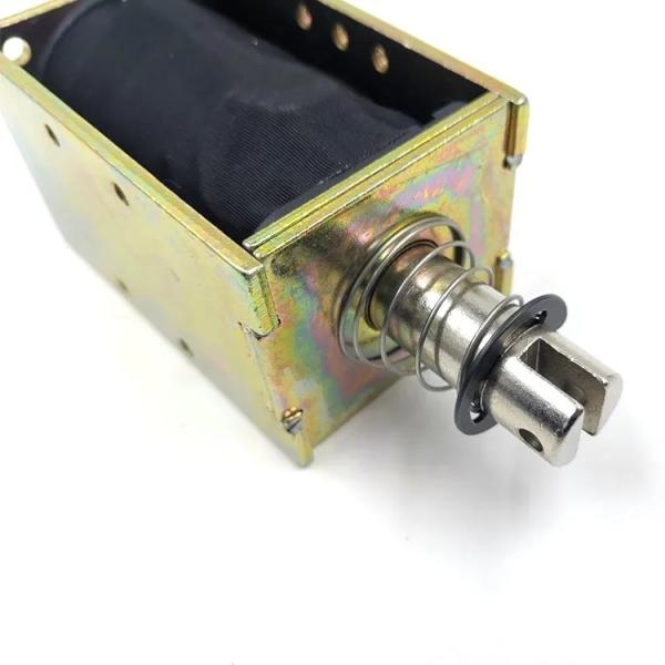 1U578 DC 12V 24V パワフル オープンフレーム プッシュ プル 10mm ストロークの線形電磁管