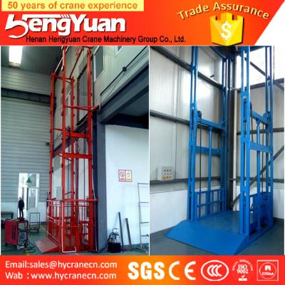 guide rail chain lifting machine/guide rail chain cargo lifing machine