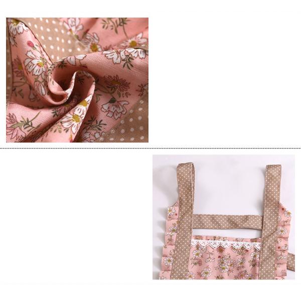 Korea Home Kitchen Decoration Durable and Breathable Floral Ruffled Aprons for Women