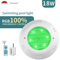 Le contrôle synchrone IP68 630LM 18W a mené la lumière changeante de piscine de couleur