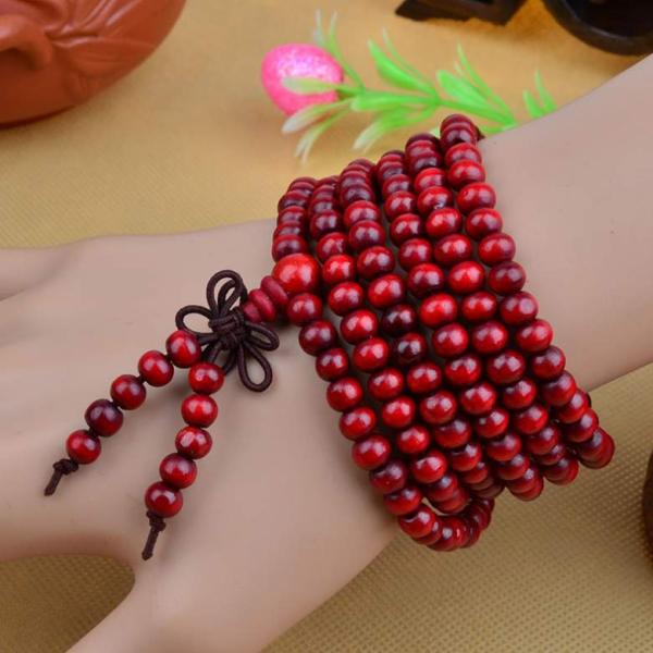 Rosewood beads Multilayer bracelet