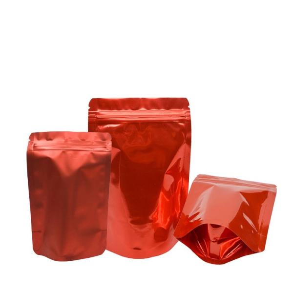 Food Grade Red Printed 20cm Aluminum Foil k Bag
