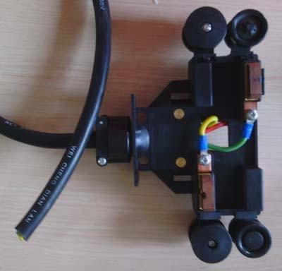 Mutiple Poles Power Conductor Rails System , Outdoor Electric Hoists