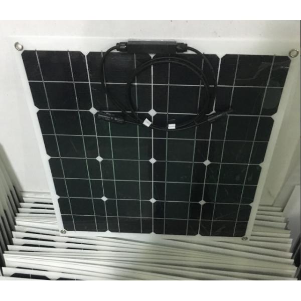 Customized SunPower Flexible Solar Panels , Flexible Solar Panels Marine 50W