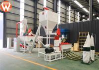 Equipo comercial del molino de alimentación de la planta de tratamiento de la alimentación de las aves de corral del control de 1T/H MCC con el transportador de tornillo