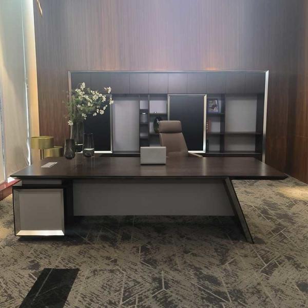 Business Furniture Table And Chair Luxury Wooden Paint Boss Desk