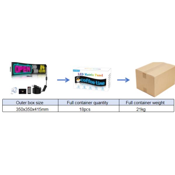 DIY LED Sign Matrix Panel Screen APP Control For Shop Billboard Bar Car NEW Size 1696 Plus