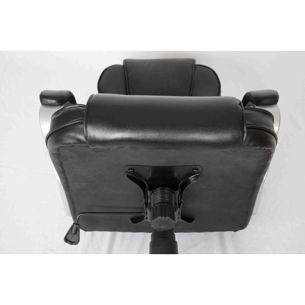Ergonomic Black Executive Leather Office Chair Comfortable With High Back