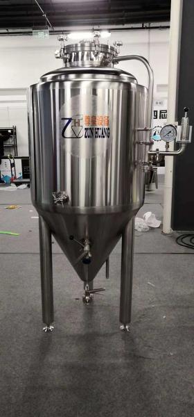 200 Liters 380V/ 50HZ Micro Brewing System Beer Brew Kettle In Silver Color