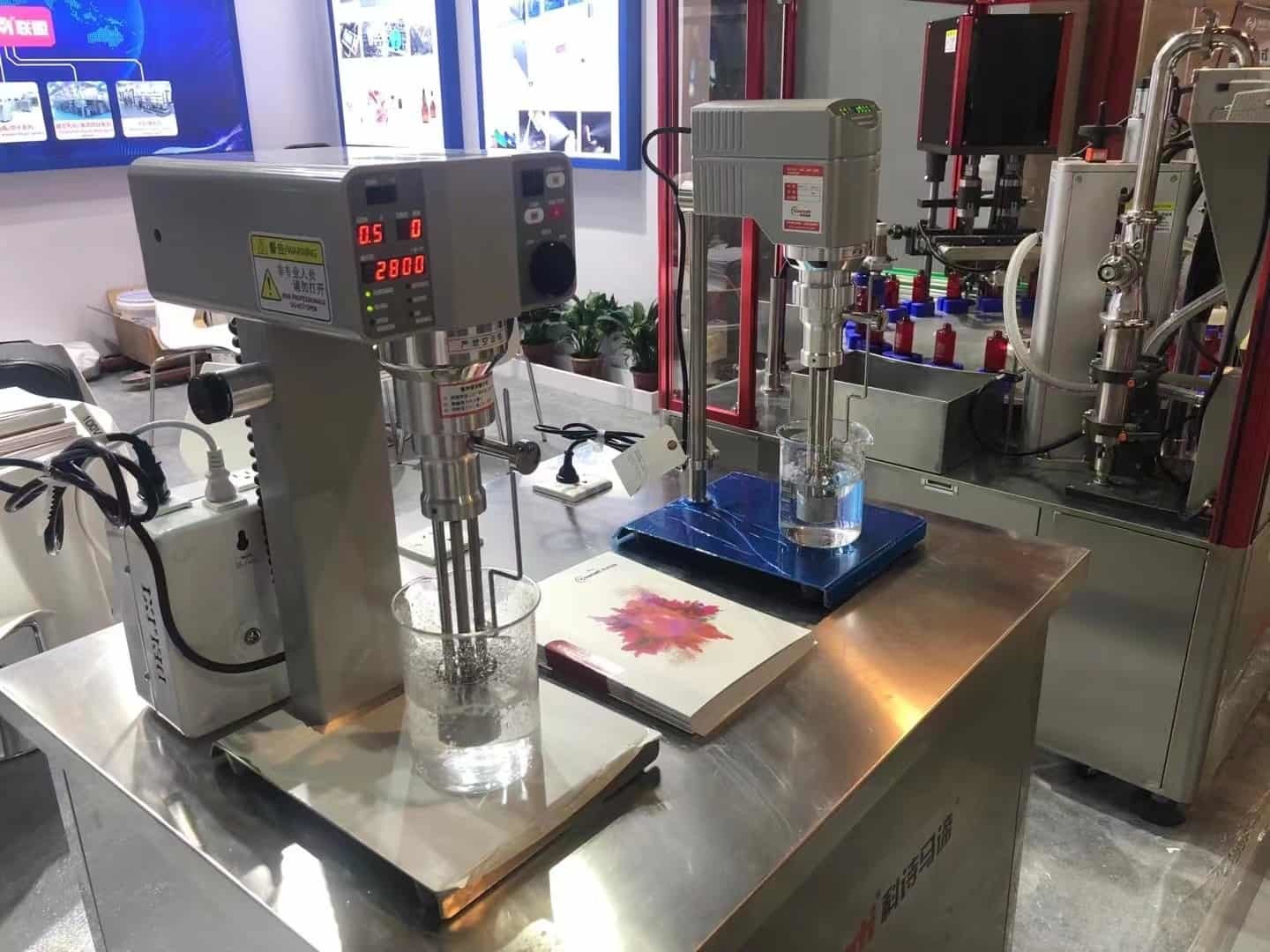 Lab Homogenizer Mixer Cosmetic Making Shampoo Liquid Foundation Emulsifier