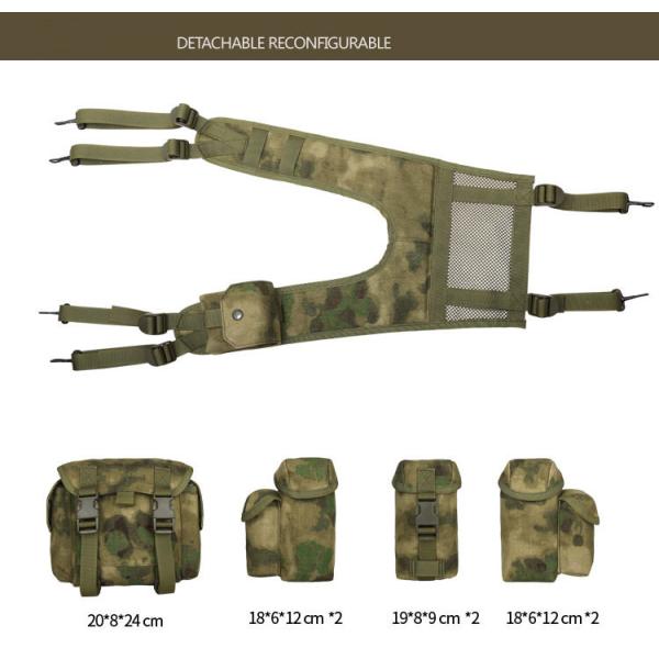 Tactical Vest Molle Camouflage Combat Vest Detachable And Reorganizable