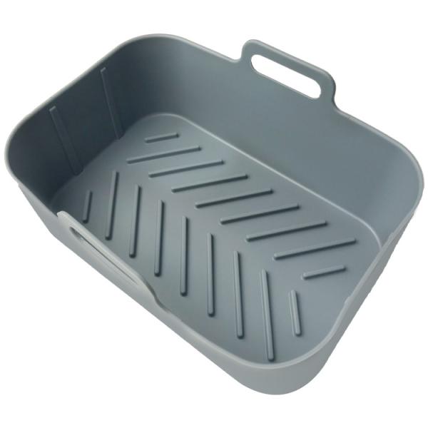 Forro multifuncional da frigideira do ar do retângulo da ferramenta da cozinha do silicone reusável