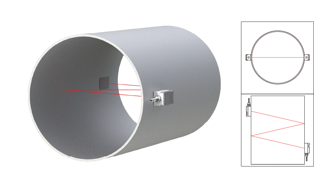 ST501 PT100 Clamp On Ultrasonic Energy Meter Using Transit Time Method for Liquid Flow Measurement and Energy Calculation