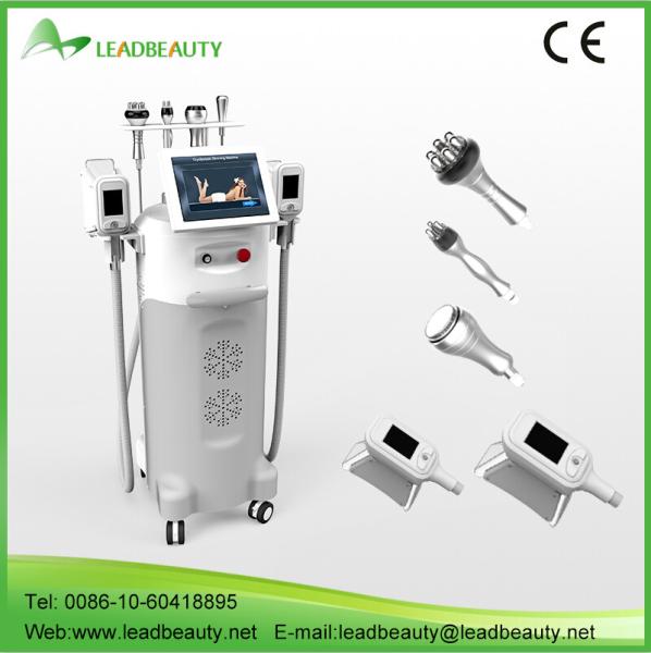 5 handles cool tech cellulite removal machine cryolipolysi slimming beauty machine
