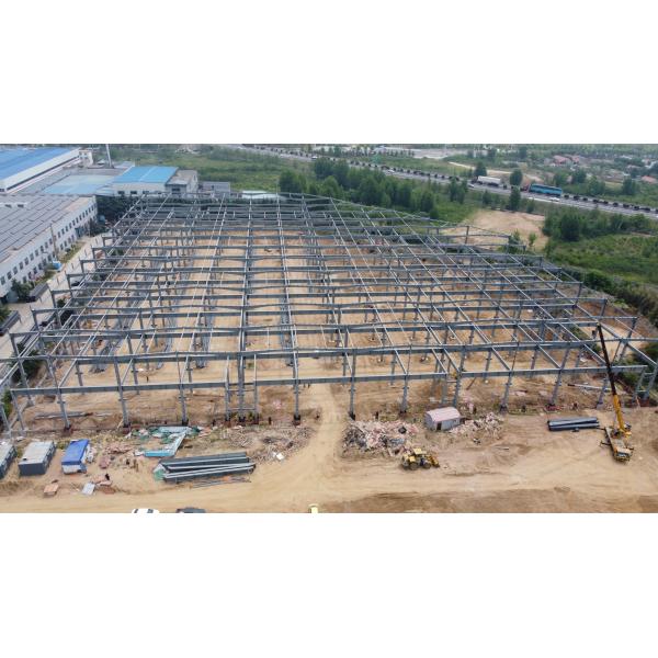 Звуково-пожарно-водостойкая изоляционная сэндвич-панель с готовой стальной конструкцией логистический склад