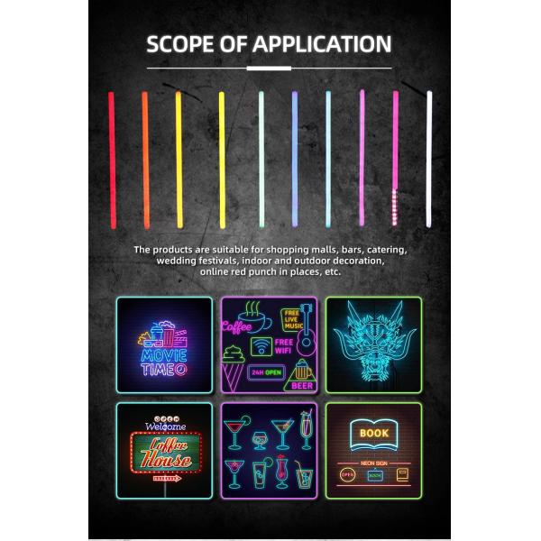 12v/24v/120v/240v светодиодные неоновые полосы режущий розовый / синий кремний для DIY рождественские огни