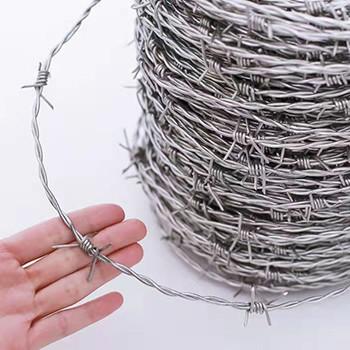 Hot-dipped  Galvanized Barbed Wire Price Per Roll  Barbed Wire Barbed Wire Philippines