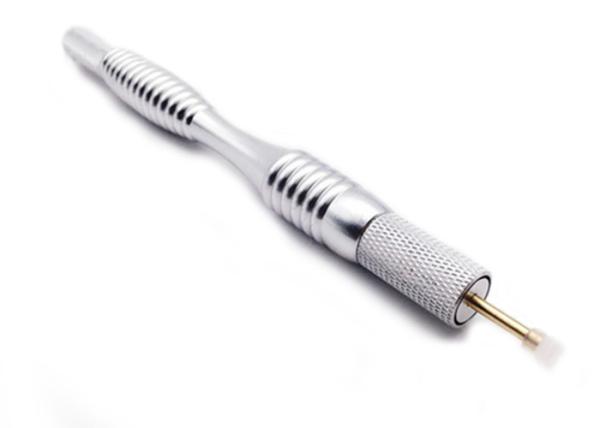 Stainless Steel Silver Manual Eyebrow Tattoo Pen For Eyebrow Makeup Secant Line Fog