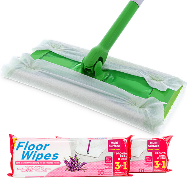 Tissu de sol jetable sans alcool polyvalent en gros