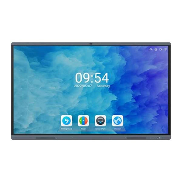 86 Inch Interactive Touch Screen Whiteboard with 350cd/m2 Brightness and 3840x2160 4K Resolution Smart Display Panel