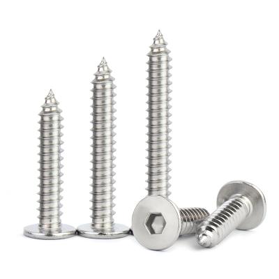 M3.5 vis à tête hexagonale de catégorie 4.8 / de catégorie 8.8 Vis à bois à auto-coupure
