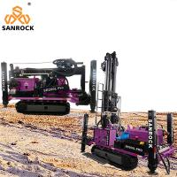 260m Deep Water Well Drilling Rig Rotary Borehole Hydraulic Water Well Drilling Rig Machine