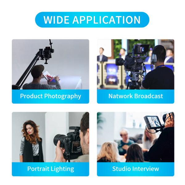 Meidike 200W Led Panel Video Light For Photography AI-2000BI Model 20000lm