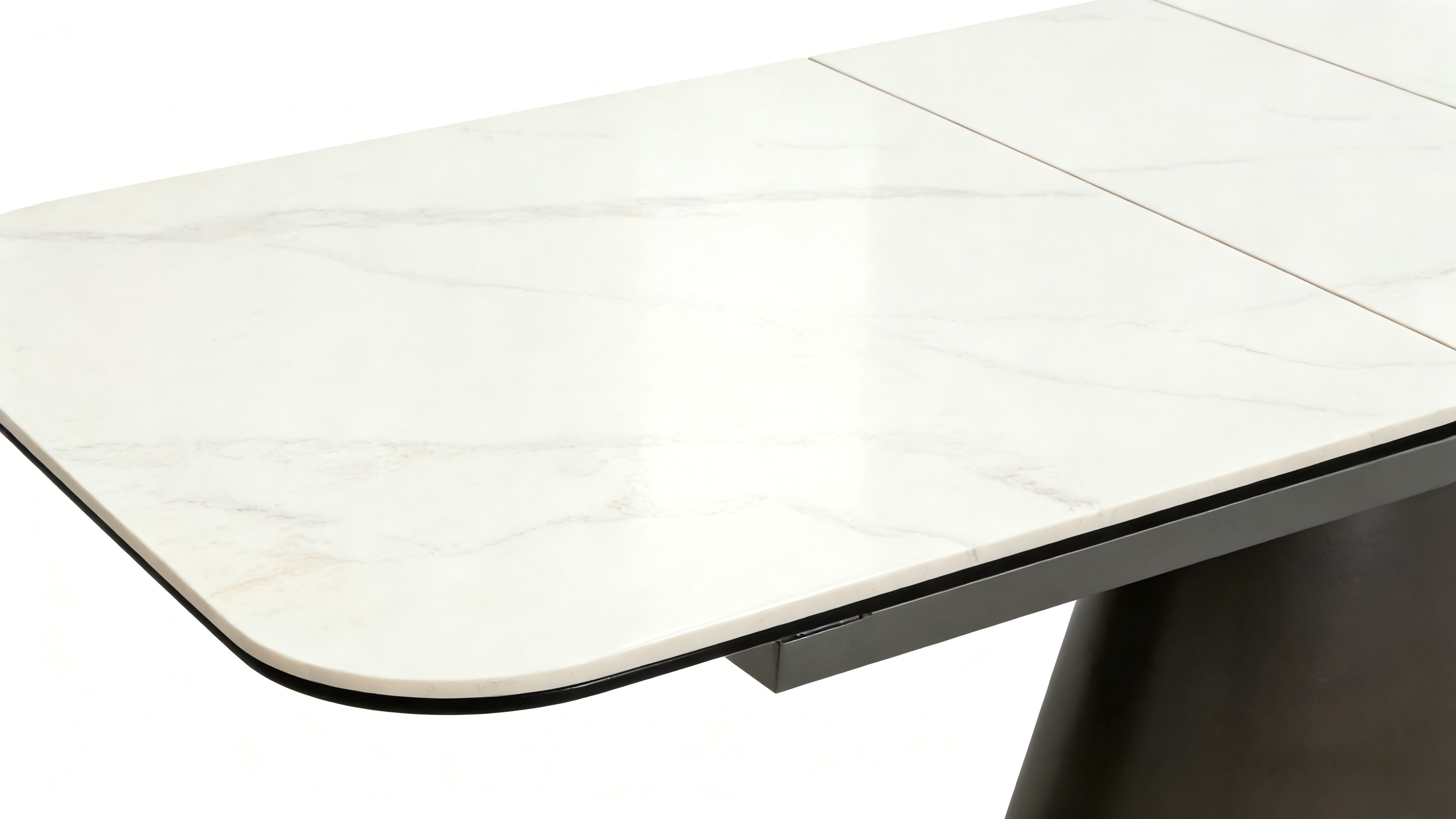 Extendable Dining Table With 12MM Thickness Sintered Stone Ceramic Table Top Metal Leg Multiple Functions Table Sets
