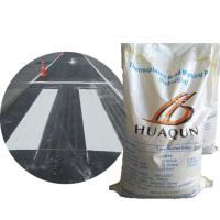 Peinture de marquage routier à fusion chaude thermoplastique, peinture de revêtement de sol réfléchissante en poudre