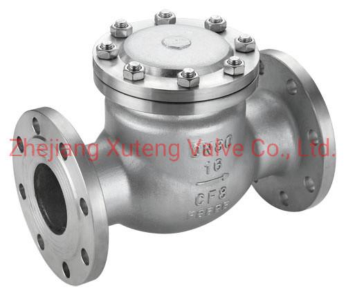 Stainless Steel ANSI 150lb Industrial Flanged Non Return Valve CE/SGS/ISO9001/TS